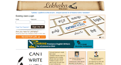 Desktop Screenshot of lekhaka.com